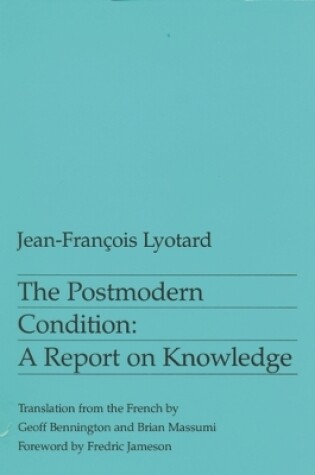 Cover of The Postmodern Condition