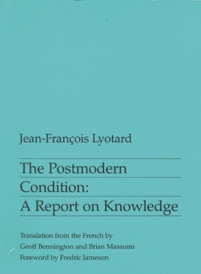 Book cover for The Postmodern Condition