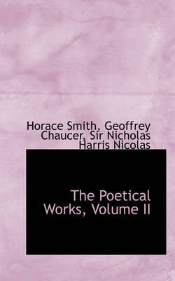 Book cover for The Poetical Works, Volume II