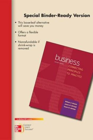 Cover of Loose Leaf Business: Connecting Principles to Practice