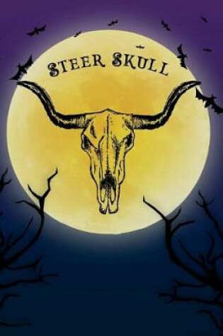 Cover of Steer Skull Notebook Halloween Journal