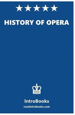 Book cover for History of Opera