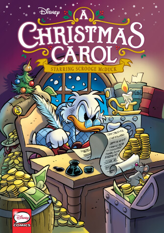 Book cover for Disney A Christmas Carol, starring Scrooge McDuck (Graphic Novel)