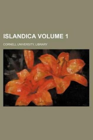 Cover of Islandica Volume 1