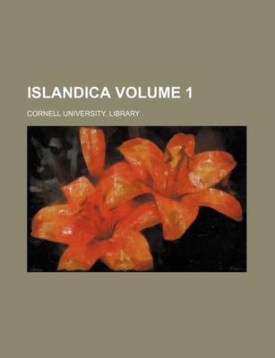 Book cover for Islandica Volume 1