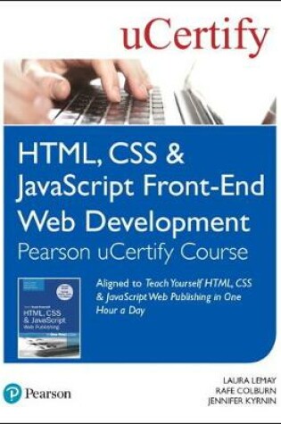 Cover of HTML, CSS & JavaScript Front-End Web Development Pearson uCertify Course Student Access Card