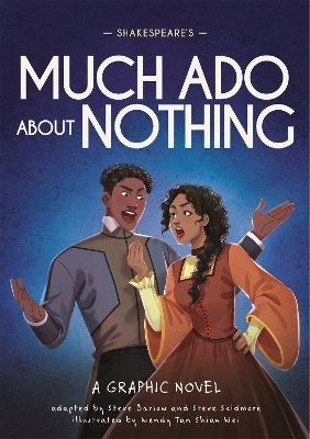 Book cover for Classics in Graphics: Shakespeare's Much Ado About Nothing