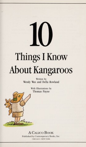 Book cover for 10 Things I Know about Kangaroos