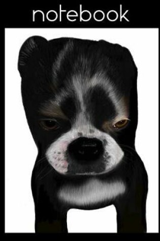 Cover of Boston Terrier Puppy Notebook