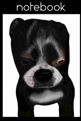 Book cover for Boston Terrier Puppy Notebook