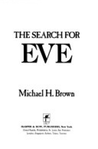 Cover of The Search for Eve