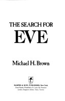 Book cover for The Search for Eve