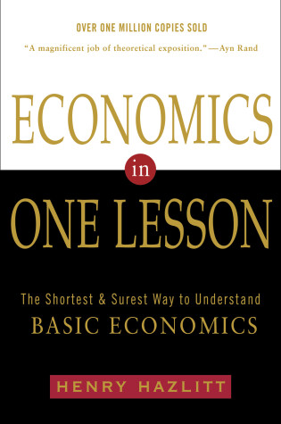 Cover of Economics in One Lesson