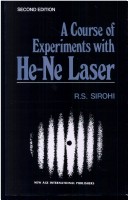 Book cover for Sirohi: A Course of Experiments with He-NE Laser 2e (Paper Only)