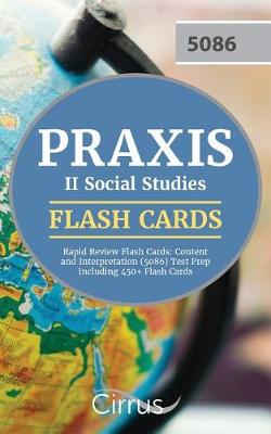 Book cover for Praxis II Social Studies Rapid Review Flash Cards