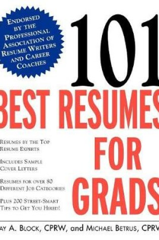 Cover of 101 Best Resumes for Grads