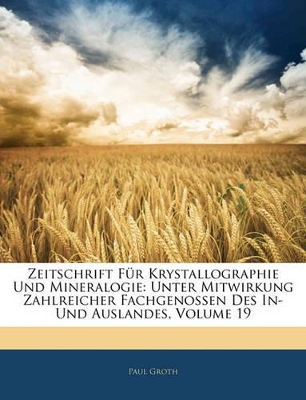 Book cover for Zeitschrift Fur Krystallographie Und Mineralogie