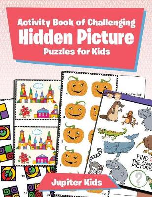 Book cover for Activity Book of Challenging Hidden Picture Puzzles for Kids