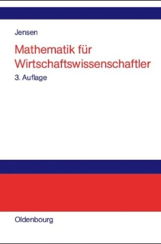 Cover of Mathematik F�r Wirtschaftswissenschaftler