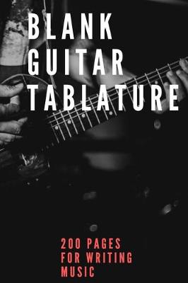 Book cover for Blank Guitar Tablature