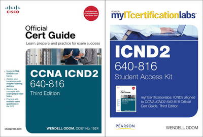 Book cover for CCNA ICND2 Official Cert Guide with MyITCertificationlab Bundle (640-816)