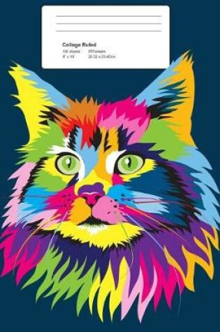 Cover of Colorful Cat Composition Notebook