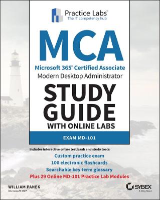 Book cover for MCA Modern Desktop Administrator Study Guide with Online Labs