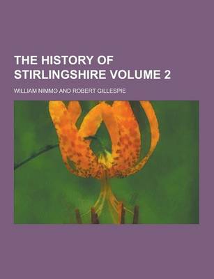 Book cover for The History of Stirlingshire Volume 2