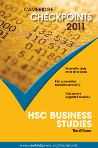 Cover of Cambridge Checkpoints HSC Business Studies 2011