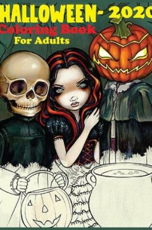 Cover of Halloween-2020 Coloring Book For Adults