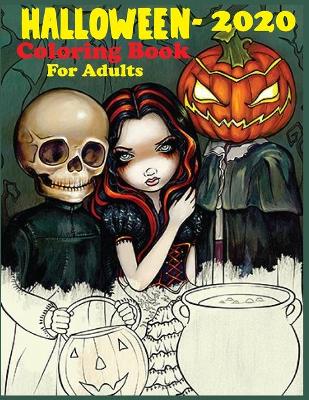 Book cover for Halloween-2020 Coloring Book For Adults