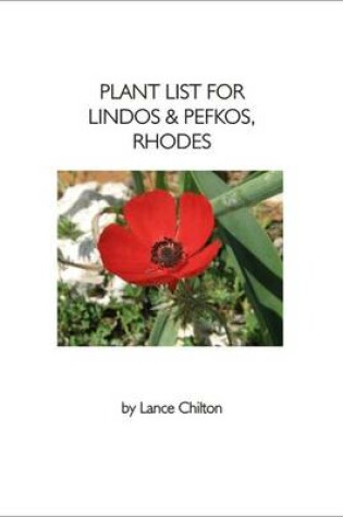 Cover of Plant List for Lindos and Pefkos, Rhodes