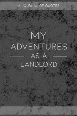 Cover of My Adventures As A Landlord