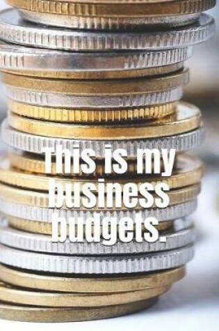 Cover of This Is My Business Budgets.