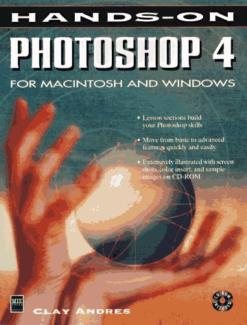 Book cover for Hands-on Photoshop 4 for Macintosh and Windows