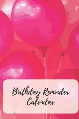 Cover of Birthday Reminder Calendar