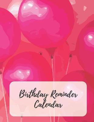 Book cover for Birthday Reminder Calendar