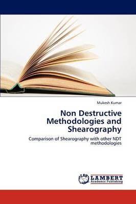 Book cover for Non Destructive Methodologies and Shearography