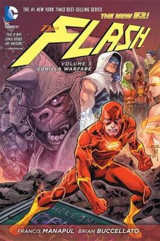 Cover of The Flash Vol. 3 Gorilla Warfare (The New 52)