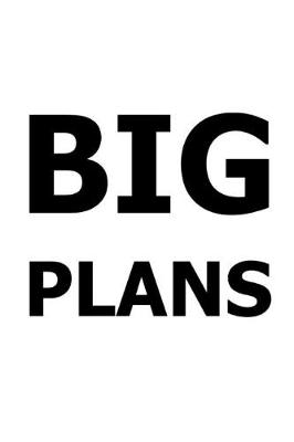 Book cover for 2020 Daily Planner Funny Saying Big Plans 388 Pages