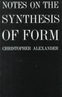 Book cover for Notes on the Synthesis of Form