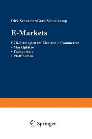 Cover of E-Markets