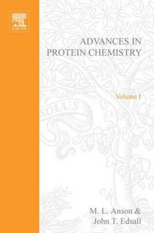 Cover of Advances in Protein Chemistry Vol 1