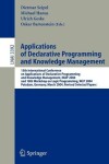 Book cover for Applications of Declarative Programming and Knowledge Management