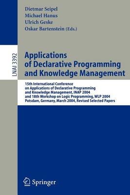 Cover of Applications of Declarative Programming and Knowledge Management