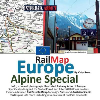 Book cover for Rail Map Europe - Alpine Special