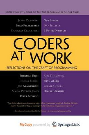 Cover of Coders at Work