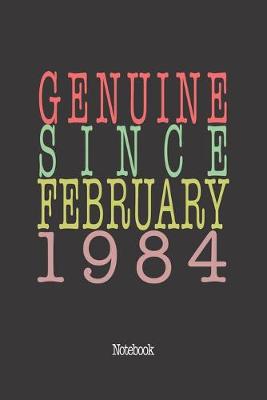 Book cover for Genuine Since February 1984