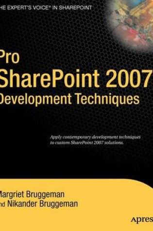 Cover of Pro Sharepoint 2007 Development Techniques
