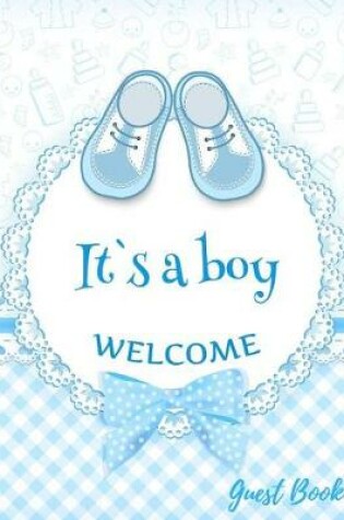 Cover of It's a Boy Welcome Guest Book